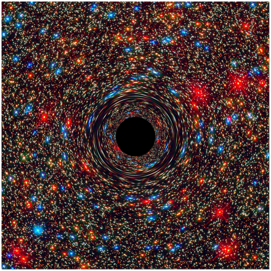 Behemoth Schwarzes Loch - hochauflösendes Weltraumbild - Premium Poster